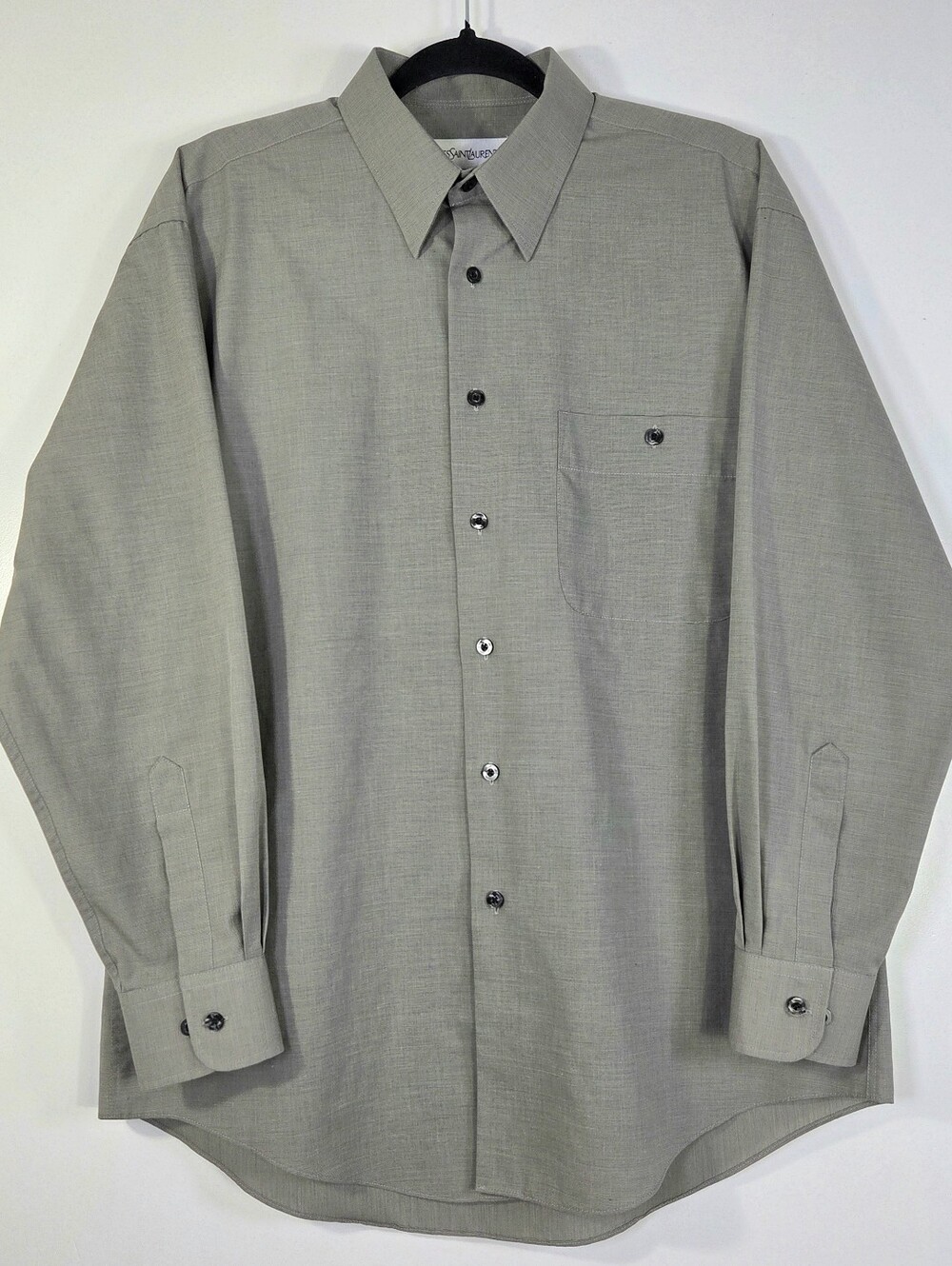 VINTAGE YVES SAINT LAURENT BUTTON DOWN SHIRT.